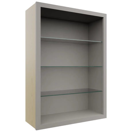 Fabuwood Nickel NDW3042 Wall Standard No Door Cabinet, Front View