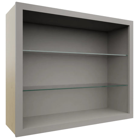 Fabuwood Nickel NDW3630 Wall Standard No Door Cabinet, Front View