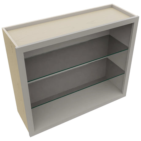 Fabuwood Nickel NDW3630 Wall Standard No Door Cabinet, Top View