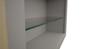 Fabuwood Nickel NDW3630 Wall Standard No Door Cabinet, Detail View