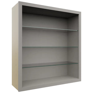 Fabuwood Nickel NDW3639 Wall Standard No Door Cabinet, Front View