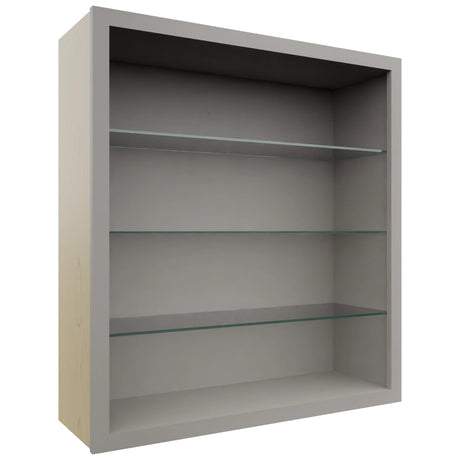 Fabuwood Nickel NDW3639 Wall Standard No Door Cabinet, Front View