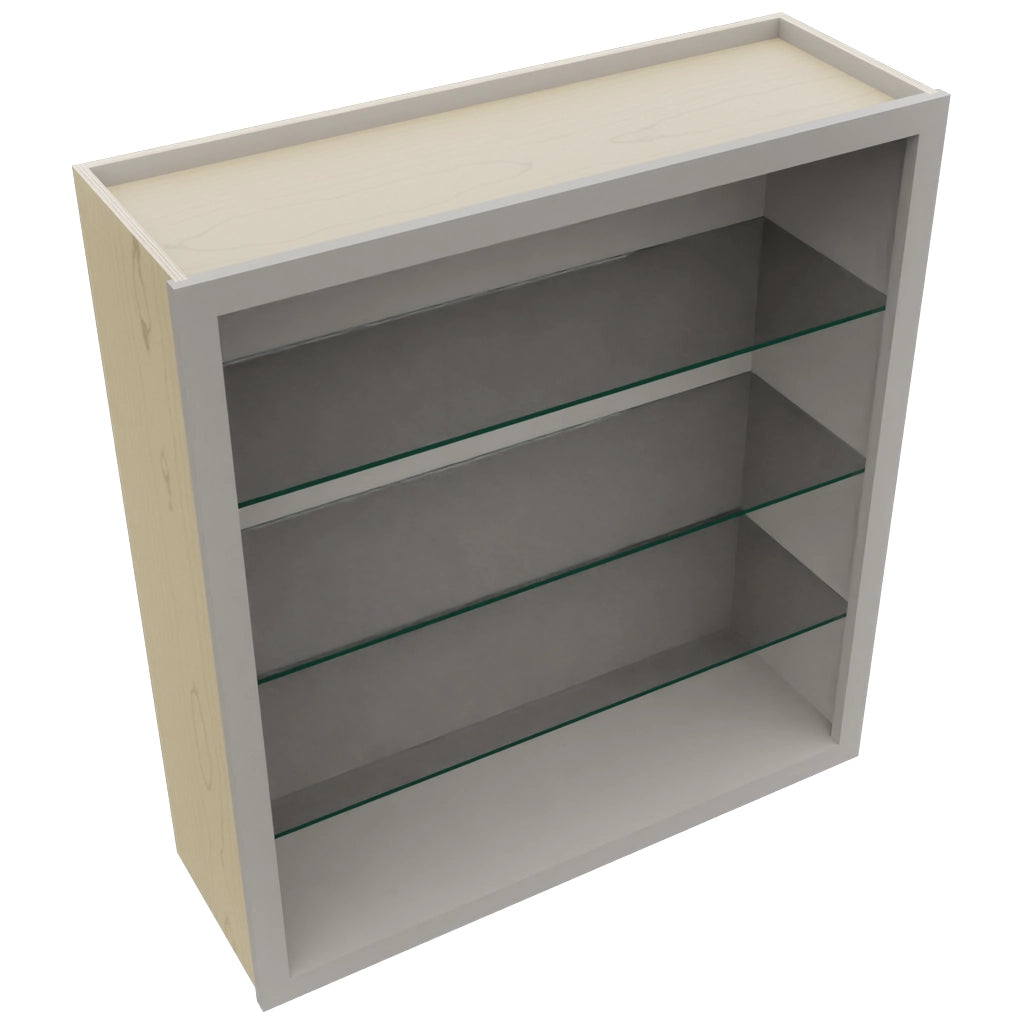 Fabuwood Nickel NDW3639 Wall Standard No Door Cabinet, Top View