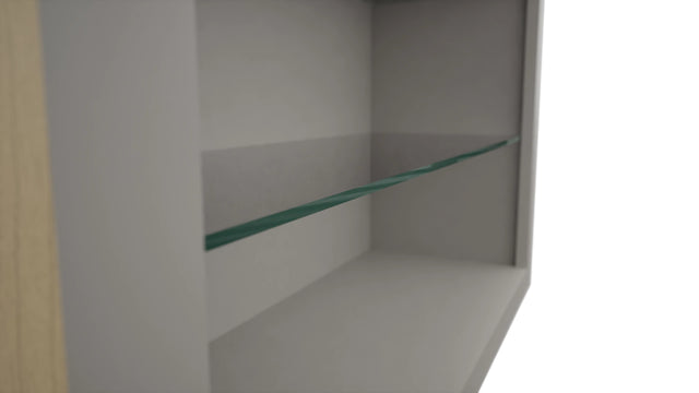 Fabuwood Nickel NDW3639 Wall Standard No Door Cabinet, Detail View