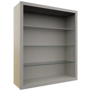 Fabuwood Nickel NDW3642 Wall Standard No Door Cabinet, Front View