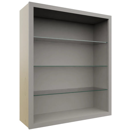 Fabuwood Nickel NDW3642 Wall Standard No Door Cabinet, Front View