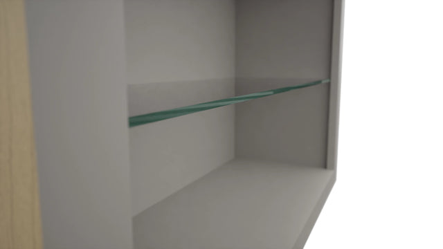 Fabuwood Nickel NDW3642 Wall Standard No Door Cabinet, Detail View