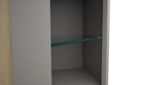 Fabuwood Nickel NDWDC2430 Wall Corner Diagonal No Door Cabinet, Detail View