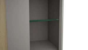 Fabuwood Nickel NDWDC2442 Wall Corner Diagonal No Door Cabinet, Detail View