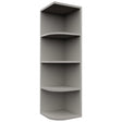 Fabuwood Nickel OE1242 Wall Open End Cabinet, Front View