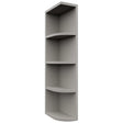 Fabuwood Nickel OEL636 Wall Open End Cabinet, Front View