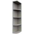 Fabuwood Nickel OER636 Wall Open End Cabinet, Front View