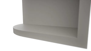 Fabuwood Nickel OER639 Wall Open End Cabinet, Detail View