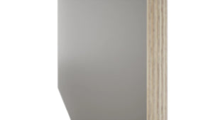 Fabuwood Nickel PLY-3/4 Panel, Detail View