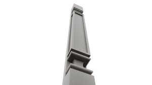 Fabuwood Nickel PP-BASE Base Pilaster, Detail View