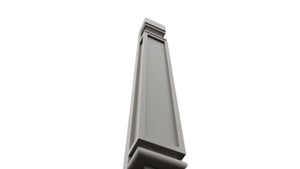 Fabuwood Nickel PP-W30 Wall Pilaster, Detail View