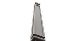 Fabuwood Nickel PP-W36 Wall Pilaster, Detail View