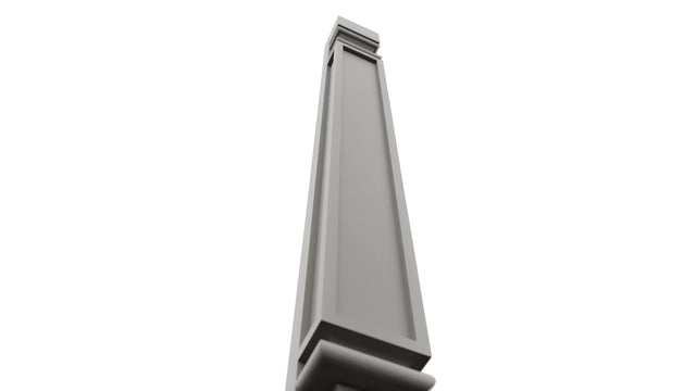 Fabuwood Nickel PP-W36 Wall Pilaster, Detail View