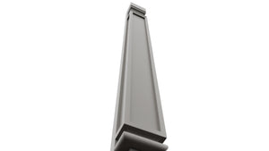 Fabuwood Nickel PP-W39 Wall Pilaster, Detail View