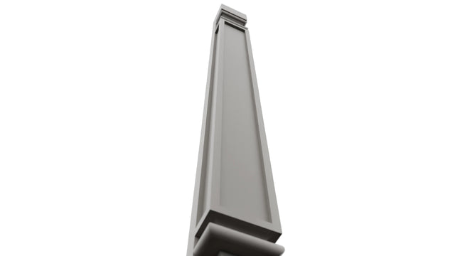Fabuwood Nickel PP-W39 Wall Pilaster, Detail View