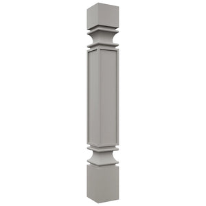 Fabuwood Nickel SP36 Base Post, Front View
