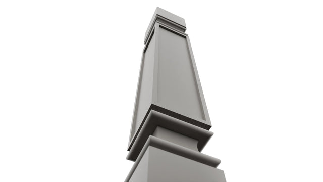 Fabuwood Nickel SP36 Base Post, Detail View