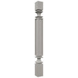 Fabuwood Nickel SP3X3 Base Post, Front View