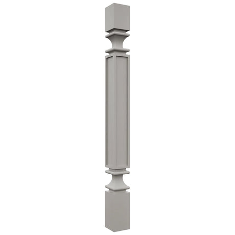 Fabuwood Nickel SP3X3 Base Post, Front View