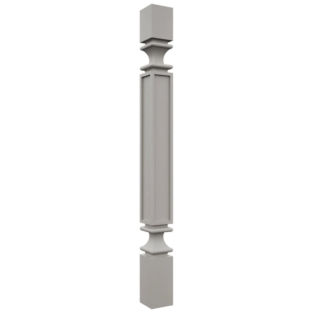 Fabuwood Nickel SP3X3 Base Post, Front View