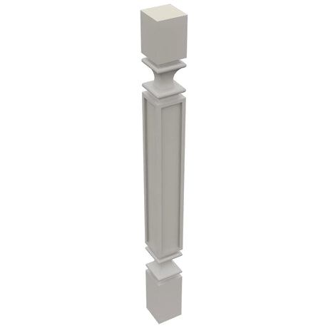 Fabuwood Nickel SP3X3 Base Post, Top View