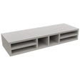 Fabuwood Nickel WO366 Wall Organizer Rack, Front View