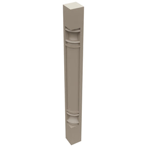 Fabuwood Oyster CP36 Base Post, Top View