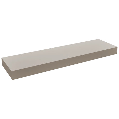 Fabuwood Oyster FLS36 Wall Floating Shelf, Front View
