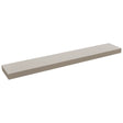 Fabuwood Oyster FLS60 Wall Floating Shelf, Front View