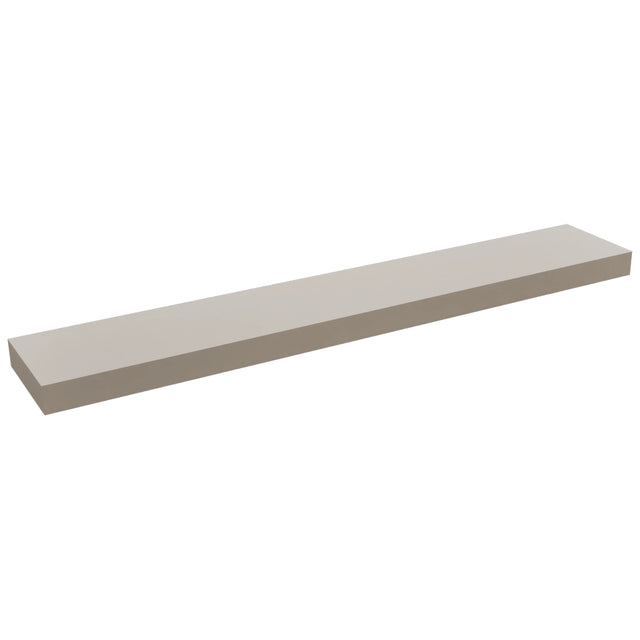 Fabuwood Oyster FLS60 Wall Floating Shelf, Front View