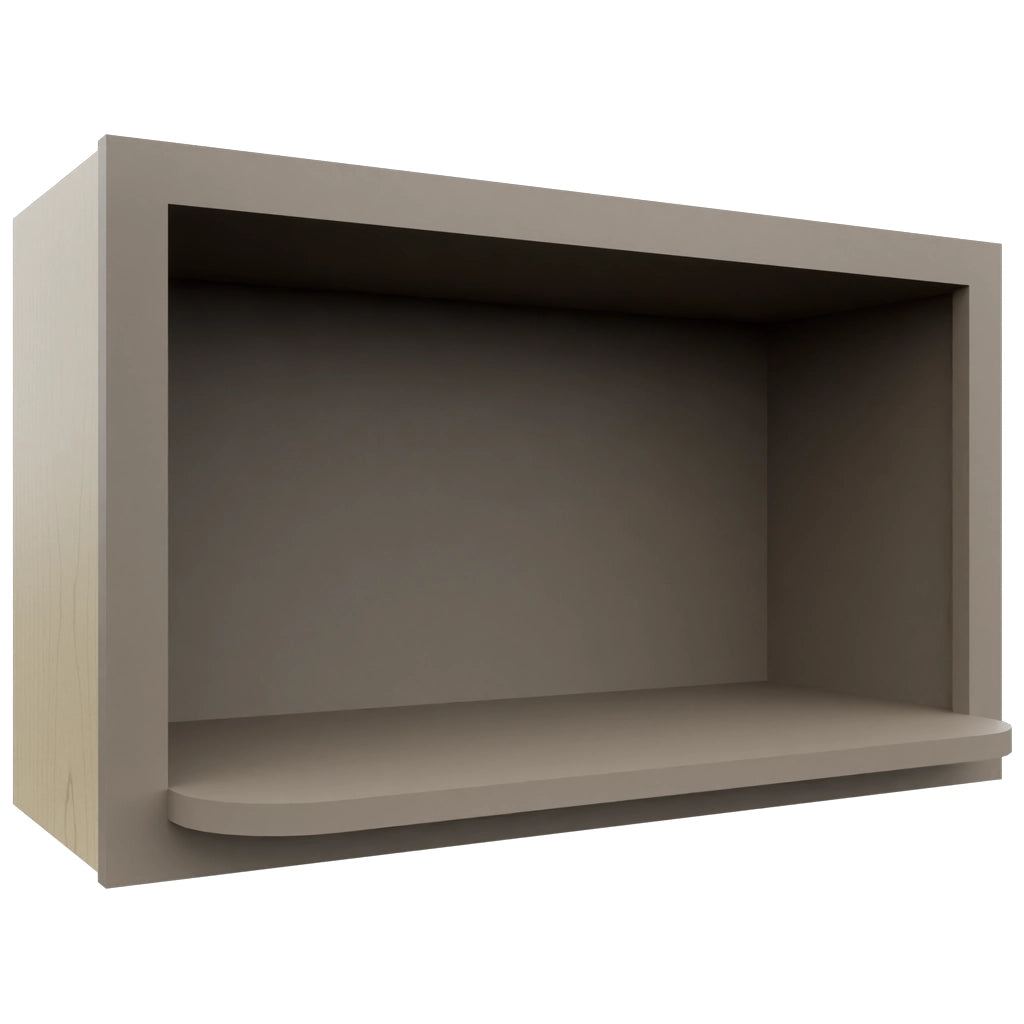 MW3018 ( Wall | Microwave Shelf Cabinet - 3"W X 18"H X 12"D ) | Oyster