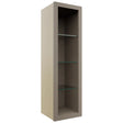 Fabuwood Oyster NDW1242 Wall Standard No Door Cabinet, Front View