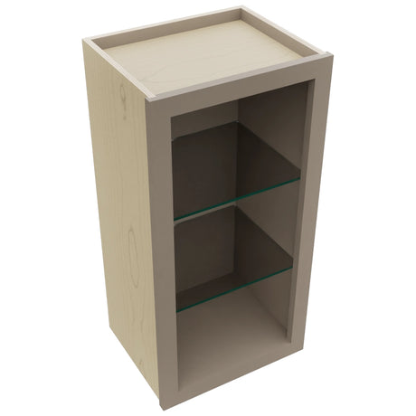 Fabuwood Oyster NDW1530 Wall Standard No Door Cabinet, Top View
