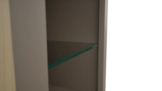 Fabuwood Oyster NDW1536 Wall Standard No Door Cabinet, Detail View