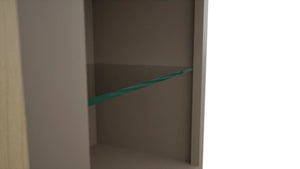 Fabuwood Oyster NDW1830 Wall Standard No Door Cabinet, Detail View