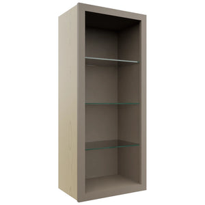 Fabuwood Oyster NDW1842 Wall Standard No Door Cabinet, Front View