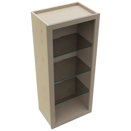 Fabuwood Oyster NDW1842 Wall Standard No Door Cabinet, Top View