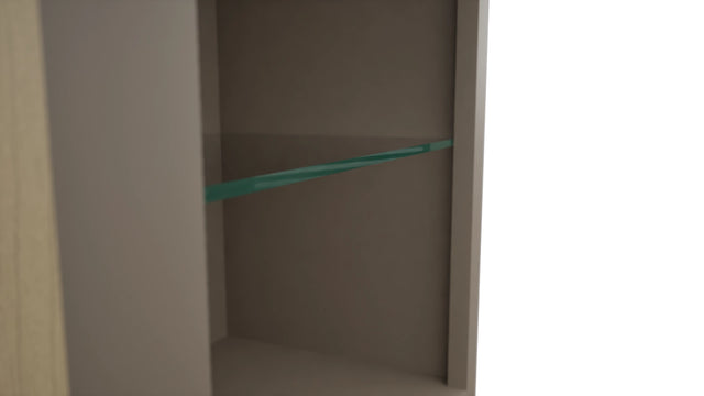 Fabuwood Oyster NDW1842 Wall Standard No Door Cabinet, Detail View