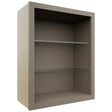 Fabuwood Oyster NDW2430 Wall Standard No Door Cabinet, Front View
