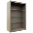 Fabuwood Oyster NDW2436 Wall Standard No Door Cabinet, Front View