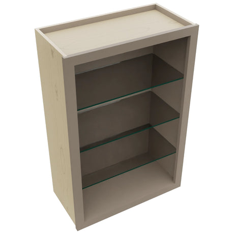 Fabuwood Oyster NDW2436 Wall Standard No Door Cabinet, Top View