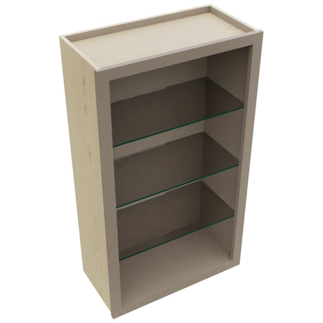 Fabuwood Oyster NDW2442 Wall Standard No Door Cabinet, Top View