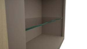 Fabuwood Oyster NDW3030 Wall Standard No Door Cabinet, Detail View