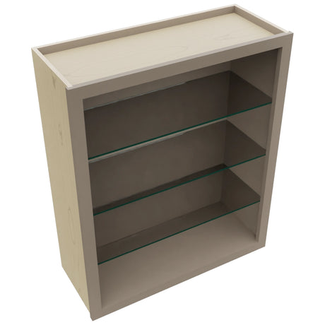 Fabuwood Oyster NDW3036 Wall Standard No Door Cabinet, Top View