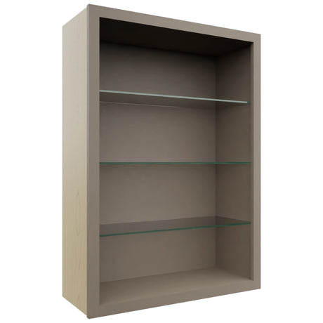 Fabuwood Oyster NDW3042 Wall Standard No Door Cabinet, Front View
